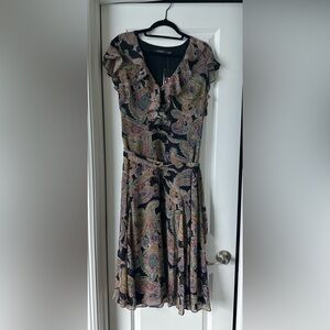 Lauren Ralph Lauren chiffon lightweight fully lined dress
